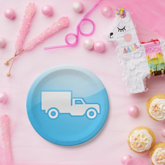 LKW-Icon-Papier-Teller Pappteller (Party)
