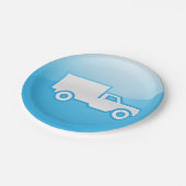LKW-Icon-Papier-Teller Pappteller (Schrägansicht)