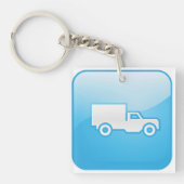 LKW-Icon-Schlüsselanhänger Schlüsselanhänger (Vorderseite)