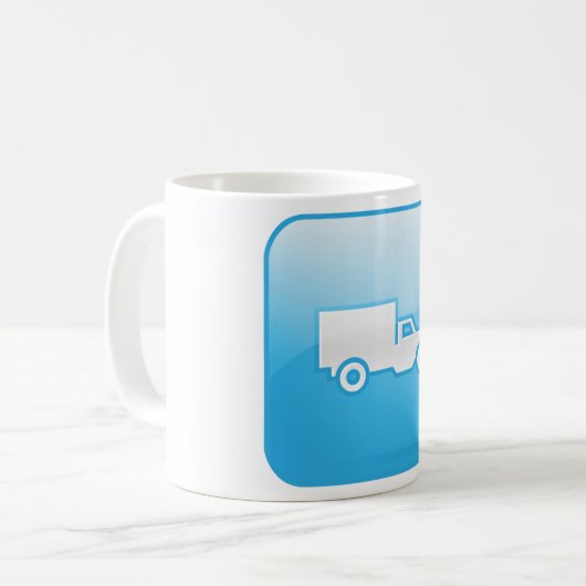LKW-Icon-Tasse Kaffeetasse (Vorderseite Links)