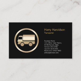 LKW Icon Transport Business Card Visitenkarte