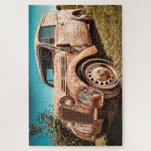 LKW im Rätsel Puzzle (Vertikal)