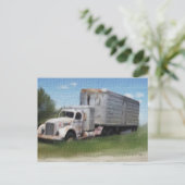 LKW in Feldpostkarten Postkarte (Stehend Vorderseite)