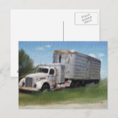 LKW in Feldpostkarten Postkarte (Vorne/Hinten)