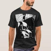 LKW in Montreal Kanada. LKW-Fahrer T-Shirt (Vorderseite)