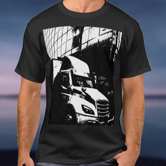 LKW in Montreal Kanada. LKW-Fahrer T-Shirt