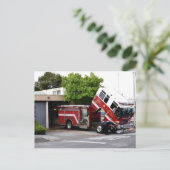 LKW-Inspektion Postkarte (Stehend Vorderseite)