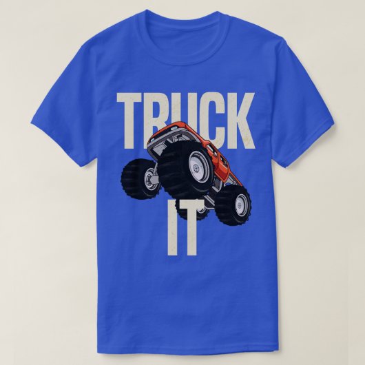 LKW It Monster 4x4 Lieferwagen LKW Redneck Cowboy  T-Shirt (Design vorne)