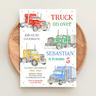 LKW-Jungen-Geburtstagseinladung Einladung