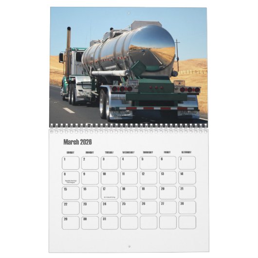 LKW-Kalender Kalender (Mär 2026)