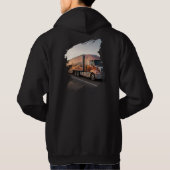 LKW-Kapuzenpullover Hoodie (Rückseite)