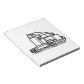 LKW-Kontur Notizblock (angewinkelt)