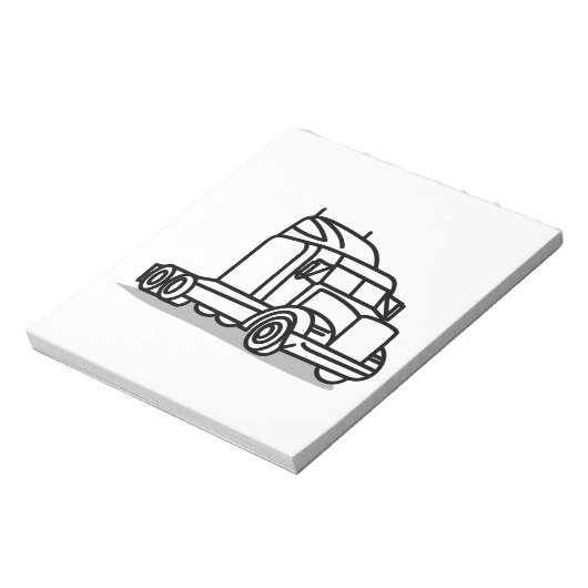 LKW-Kontur Notizblock (Rotiert)