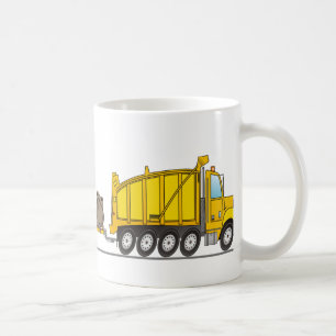 LKW-Kranwagen für schwere Aufgaben Kaffeetasse