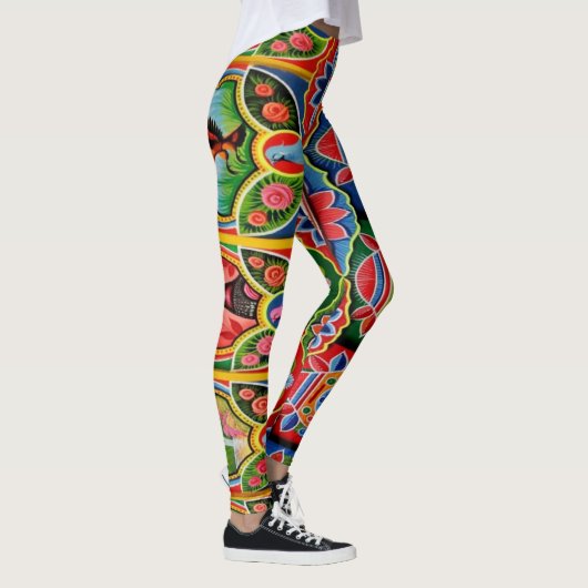 LKW-Kunst eingebettet mit Blumen und Leggings (Rechts)