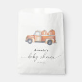 LKW Kürbis Herbstbrause Geschenktütchen (Vorderseite)