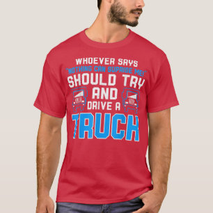 LKW Landlastwagen Diesel Güterkraftwagen T-Shirt