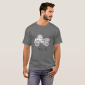 LKW-Landmaschinen-Traktor Unimog T-Shirt (Vorne ganz)