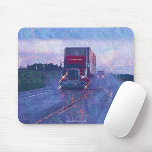 Lkw-Lastkraftwagenfahrer Mousepad (Mit Mouse)
