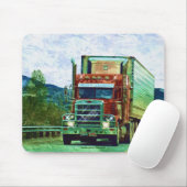 Lkw-Lastkraftwagenfahrer Mousepad (Mit Mouse)