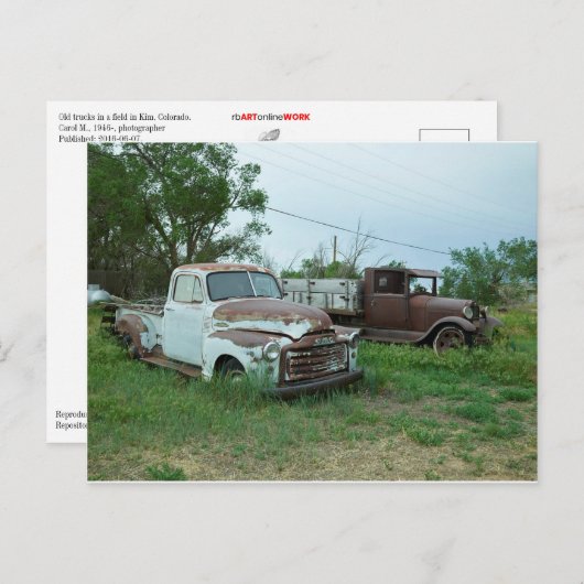 LKW-Leichen Postkarte (Vorne/Hinten)