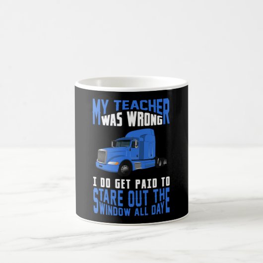 LKW Liebe LKWs Funny Gift Idea Kaffeetasse (Mittel)