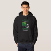 Lkw liebend Kleinkind Cool Recycelnd Hoodie (Vorne ganz)