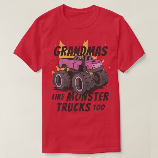 LKW-Liebhaber Großmutter Spaß T-Shirt (Design vorne)