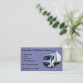 LKW-Lieferkarte Visitenkarte (Stehend Vorderseite)
