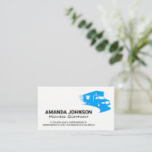 LKW | Lieferservice Visitenkarte (Stehend Vorderseite)