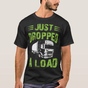 LKW LKW-Fahrer Fracht Straße Gas Autobahn Tier l T-Shirt