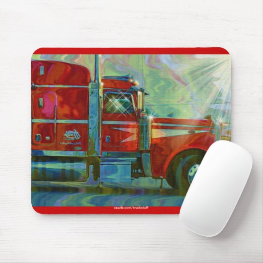 LKW-LKW-Fahrer Mousepad (Mit Mouse)