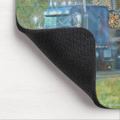 Lkw-Lkw-Fahrer Mousepad (Ecke)