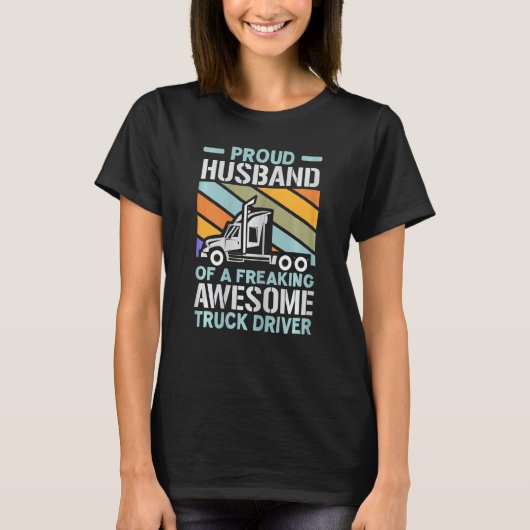 LKW-LKW-Fahrer T-Shirt (Vorderseite)