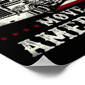 LKW-LKW-Fahrerschlösser bewegen Amerika Poster (Ecke)