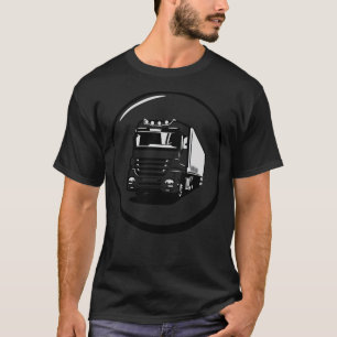 LKW LKW-Fahrt-Taste Kunst-Geschenkidee T-Shirt