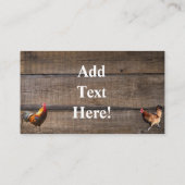 LKW-LKW-Henne Visitenkarte (Rückseite)