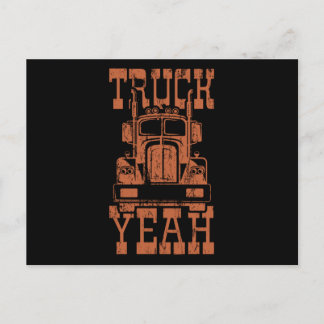 LKW-LKW-LKW-Fahrer LKWs LKW JEAH Big Rig Postkarte