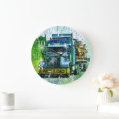 LKW-LKW-LKW-Mauerwerk Große Wanduhr (Zuhause)