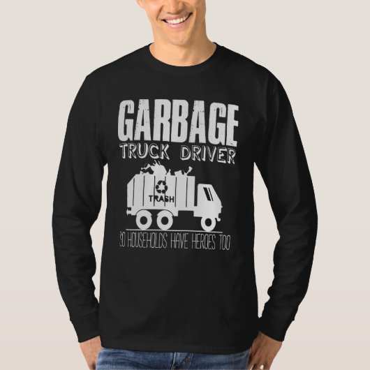 LKW-LKW-LKW Recycelnd Abfälle B T-Shirt (Vorderseite)