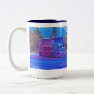 LKW-LKW-LKW-Tasse Zweifarbige Tasse