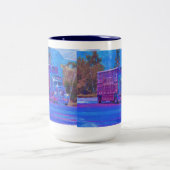 LKW-LKW-LKW-Tasse Zweifarbige Tasse (Mittel)