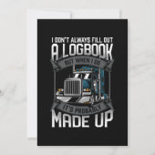 LKW-Logbook LKW-Fahrer Einladung (Vorderseite)