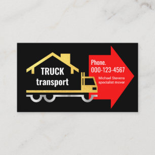 LKW-Logistik-Support-LKW Visitenkarte