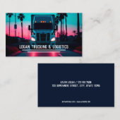 LKW-Logistik Visitenkarte (Vorne/Hinten)