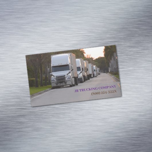 LKW MAGNETISCHE VISITENKARTE (Beispiel)