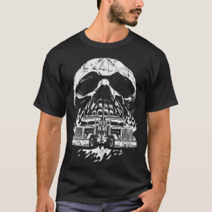 LKW Männer Frauen Big Rig LKW Truckin' Road L T-Shirt