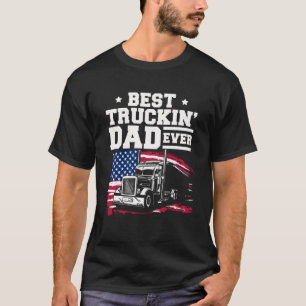 LKW Männer Frauen Big Rig LKW Truckin' Road L T-Shirt