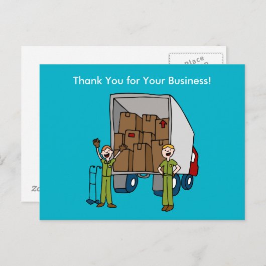 Lkw Männer - Postkarte (Vorne/Hinten)