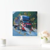 LKW-Mauer-Uhr Quadratische Wanduhr (Zuhause)